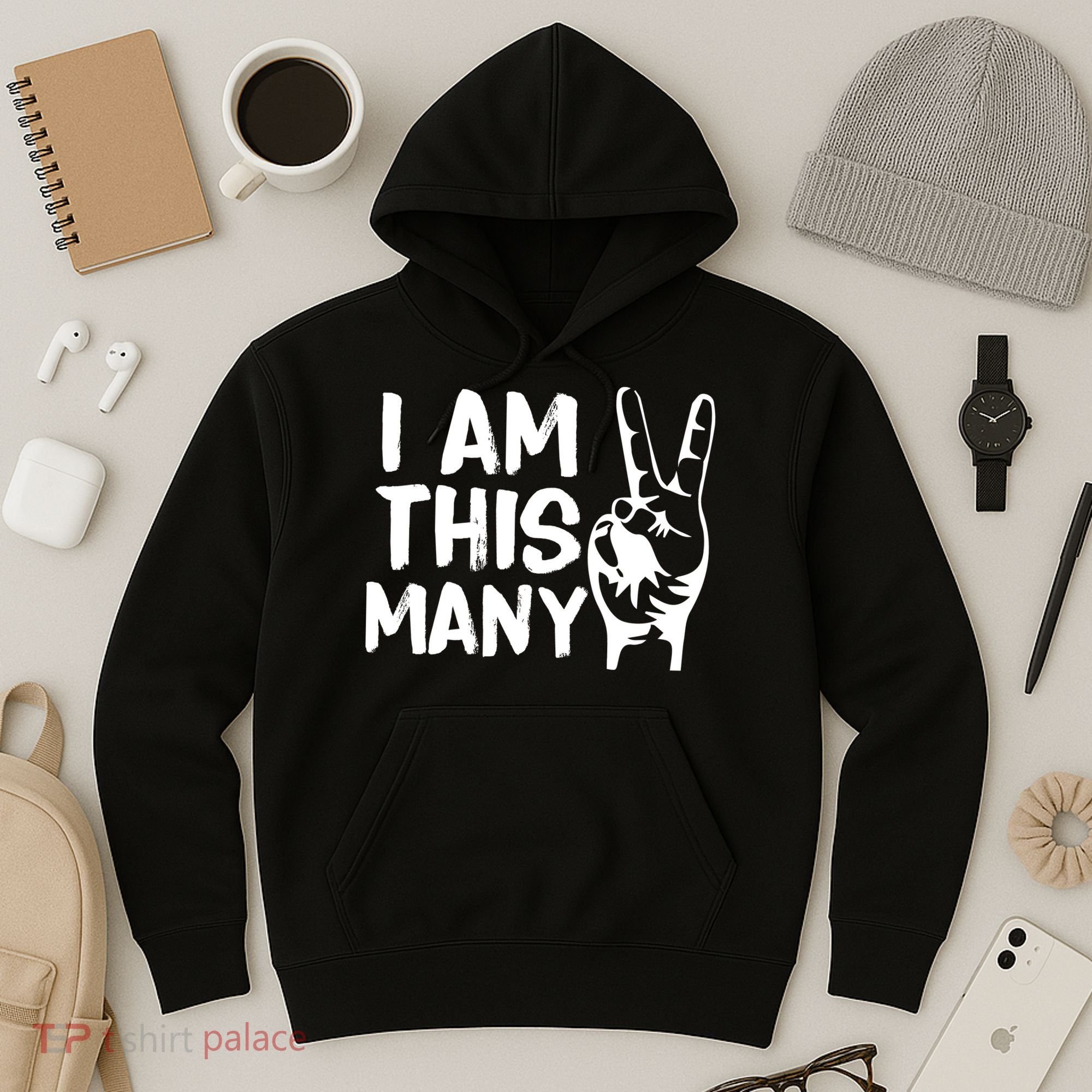 I AM This Many 2 Years Old Hoodie