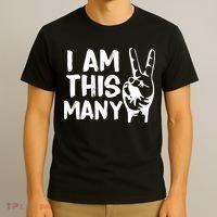 I AM This Many 2 Years Old T-Shirt thumb 3