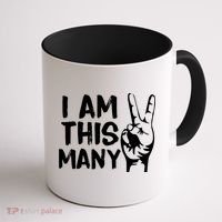 I AM This Many 2 Years Old Coffee Mug thumb 1