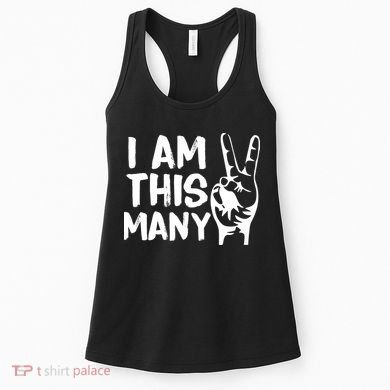 I AM This Many 2 Years Old Women's Tank Top
