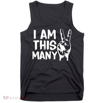 I AM This Many 2 Years Old Tank Top