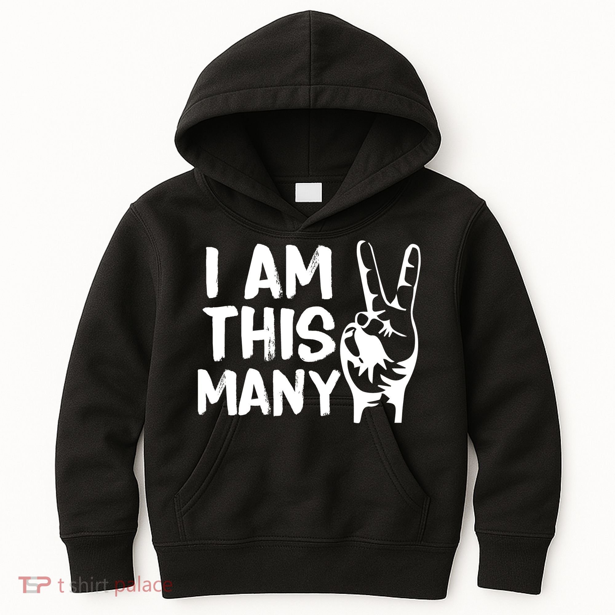 I AM This Many 2 Years Old Kids Hoodie