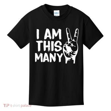 I AM This Many 2 Years Old Kids T-Shirt