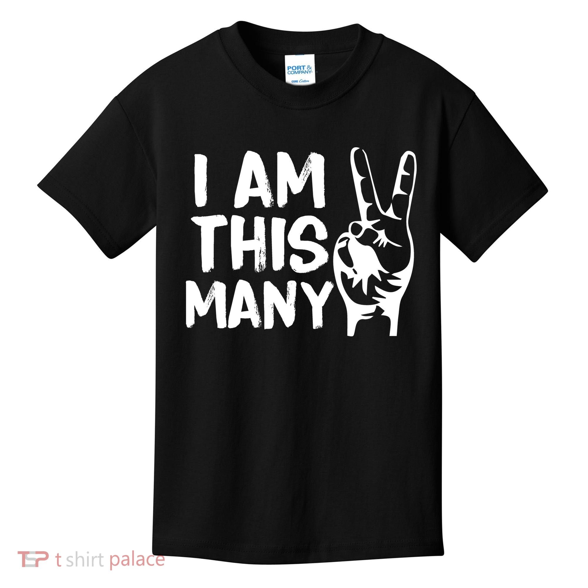 I AM This Many 2 Years Old Kids T-Shirt