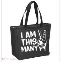 I AM This Many 2 Years Old Tote Bag thumb 2