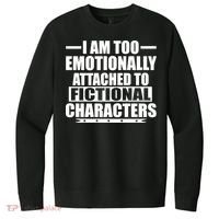 I Am Too Emotionally Attached to Fictional Characters V.I.T. Fleece Crew Sweatshirt thumb 0