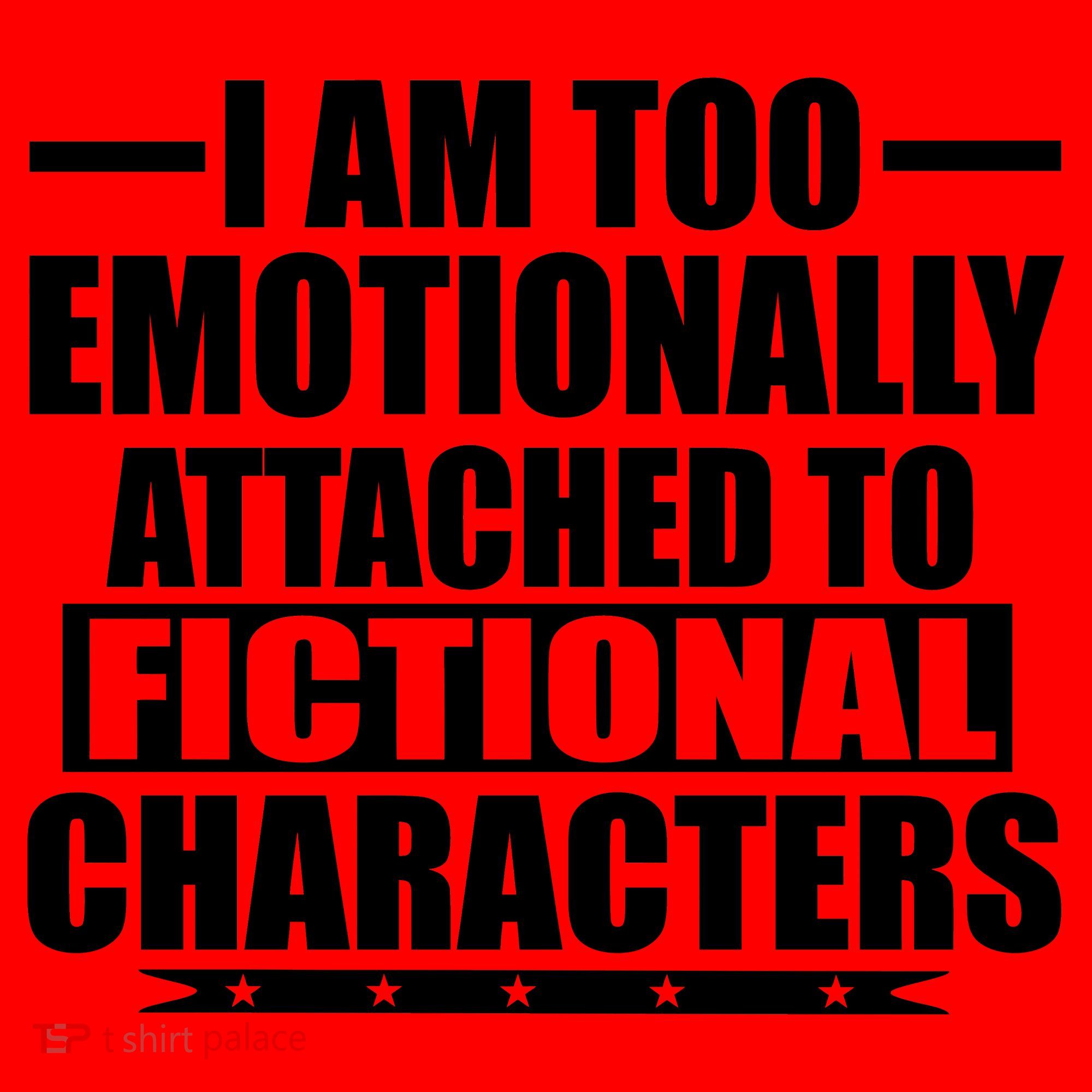I Am Too Emotionally Attached to Fictional Characters Santa Hat