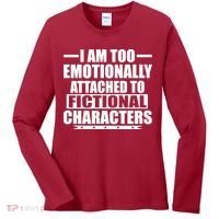 I Am Too Emotionally Attached to Fictional Characters Women's Long Sleeve Shirt thumb 0