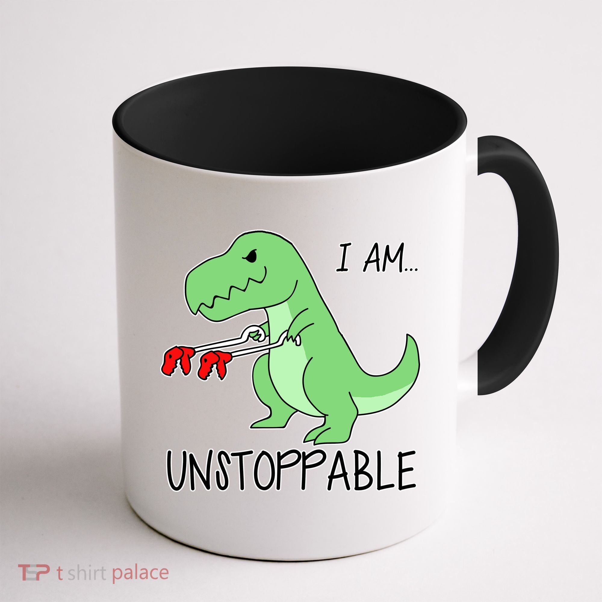 I Am Unstoppable Dinosaur Coffee Mug