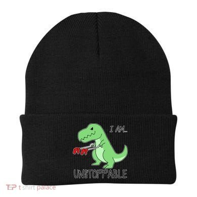 I Am Unstoppable Dinosaur Beanie