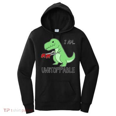 I Am Unstoppable Dinosaur Women's Hoodie