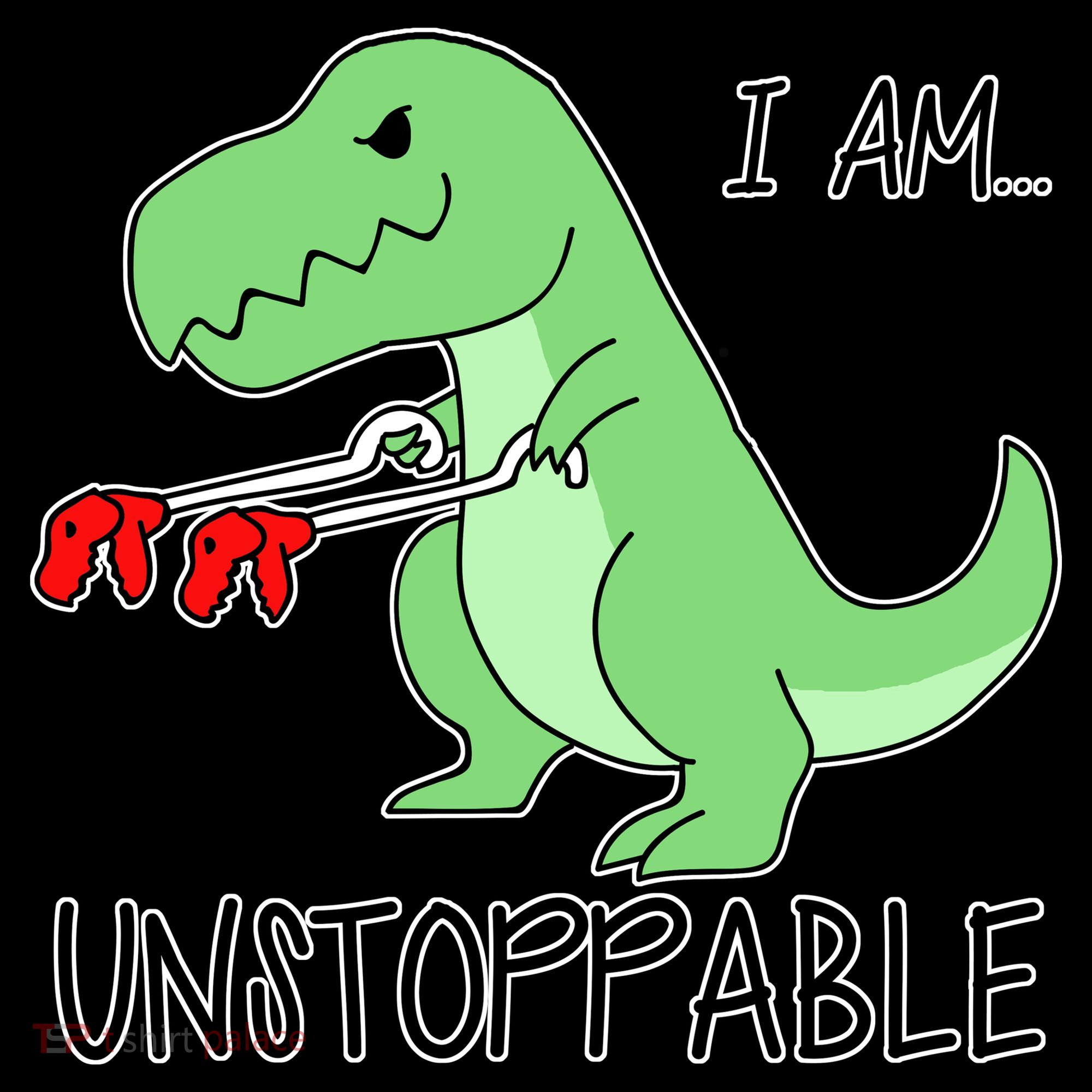 I Am Unstoppable Dinosaur Women's Hoodie