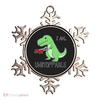 I Am Unstoppable Dinosaur Ornament