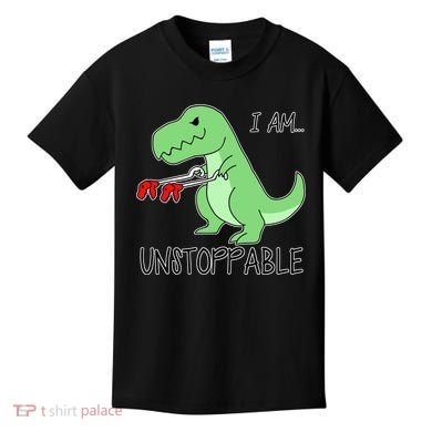 I Am Unstoppable Dinosaur Kids T-Shirt