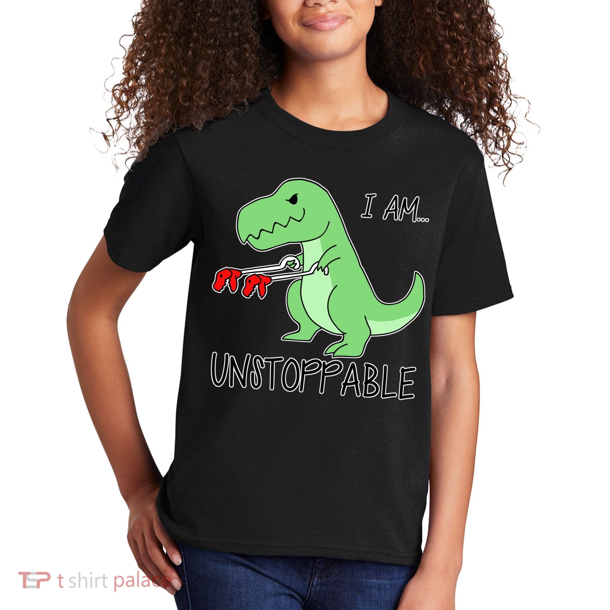 I Am Unstoppable Dinosaur Kids T-Shirt