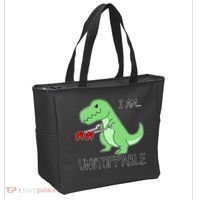 I Am Unstoppable Dinosaur Tote Bag thumb 2