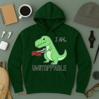 I Am Unstoppable Dinosaur Hoodie thumb 3