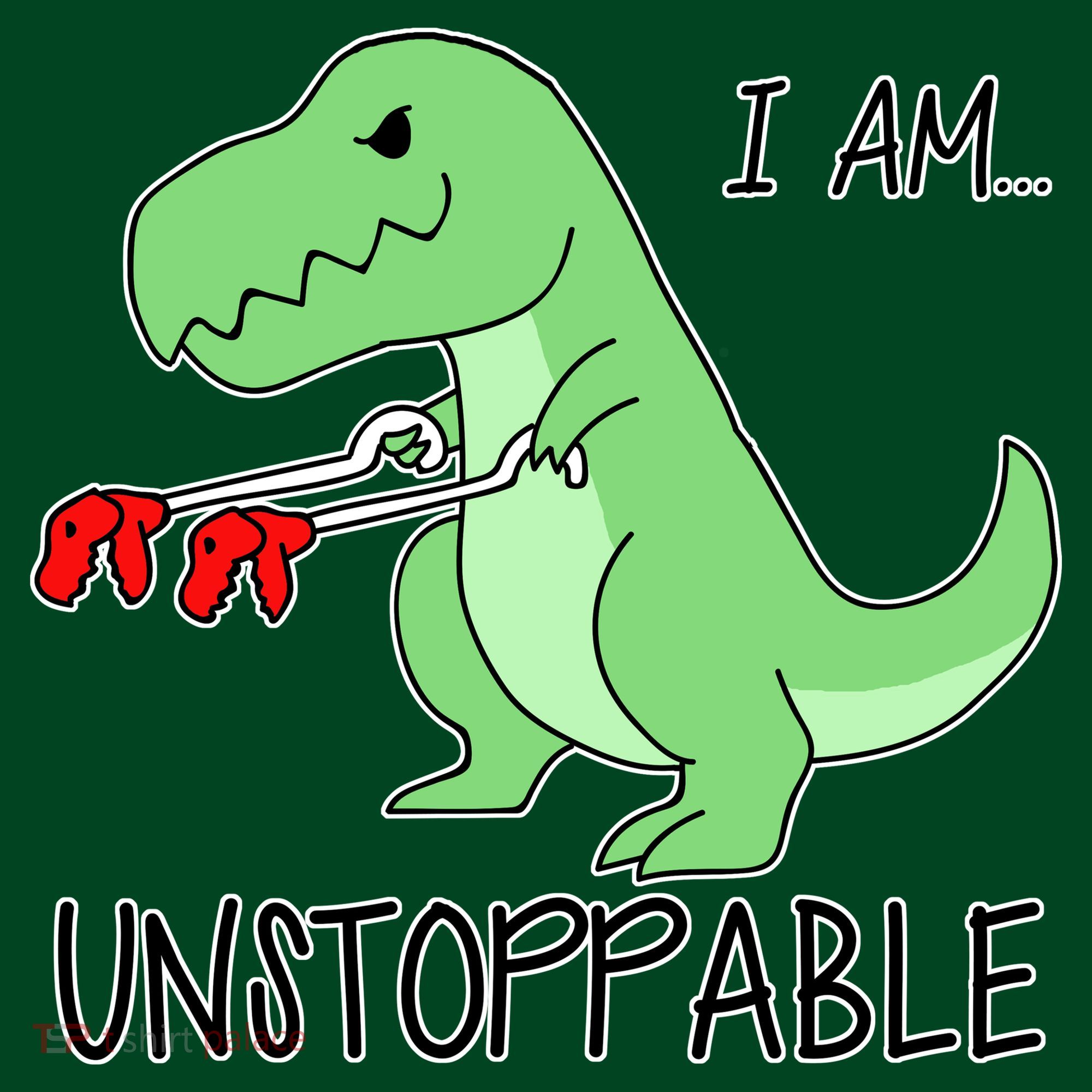 I Am Unstoppable Dinosaur Long Sleeve Shirt