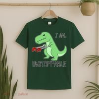I Am Unstoppable Dinosaur T-Shirt thumb 2