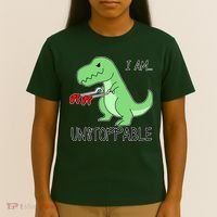 I Am Unstoppable Dinosaur T-Shirt thumb 4