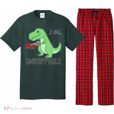 I Am Unstoppable Dinosaur Pajama Set