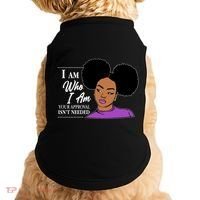 I Am Who I Am Your Approval Isn't Needed Doggie Tank thumb 0