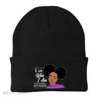 I Am Who I Am Your Approval Isn't Needed Beanie thumb 0