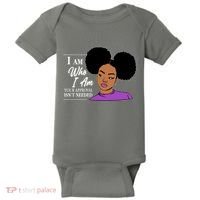 I Am Who I Am Your Approval Isn't Needed Baby Bodysuit thumb 0