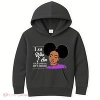 I Am Who I Am Your Approval Isn't Needed Kids Hoodie thumb 0
