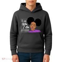 I Am Who I Am Your Approval Isn't Needed Kids Hoodie thumb 4