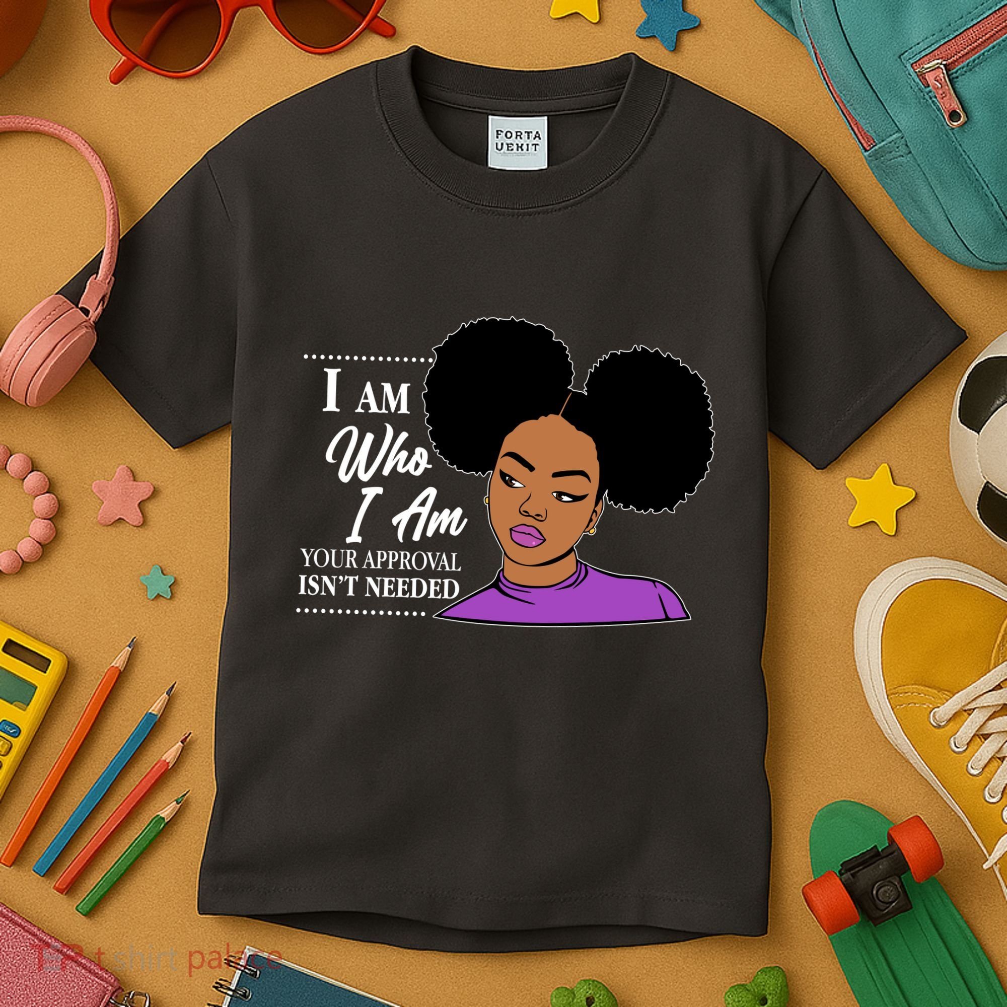 I Am Who I Am Your Approval Isn't Needed Kids T-Shirt