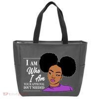 I Am Who I Am Your Approval Isn't Needed Tote Bag thumb 0