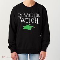 I Am With The Witch  Women's Sweatshirt thumb 0