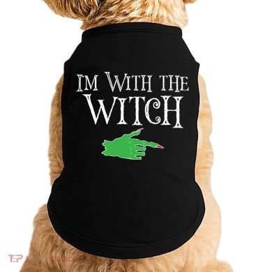 I Am With The Witch  Doggie Tank