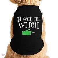 I Am With The Witch  Doggie Tank thumb 0