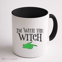 I Am With The Witch  Coffee Mug thumb 1