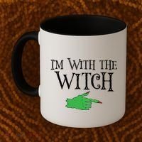 I Am With The Witch  Coffee Mug thumb 2