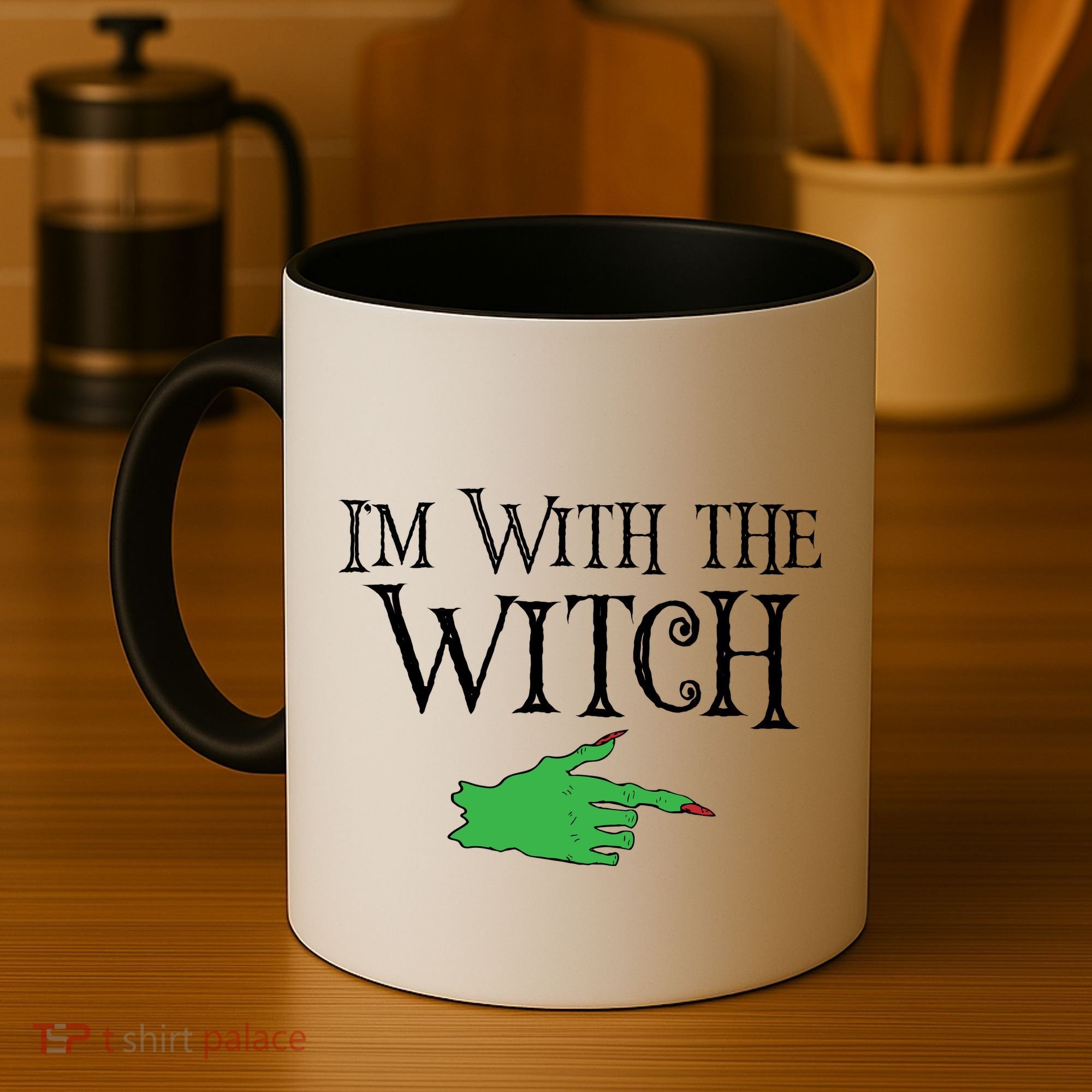 I Am With The Witch  Coffee Mug
