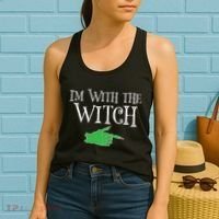 I Am With The Witch  Women's Tank Top thumb 2
