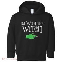 I Am With The Witch  Toddler Hoodie thumb 0