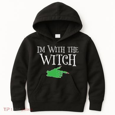 I Am With The Witch  Kids Hoodie