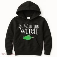I Am With The Witch  Kids Hoodie thumb 0