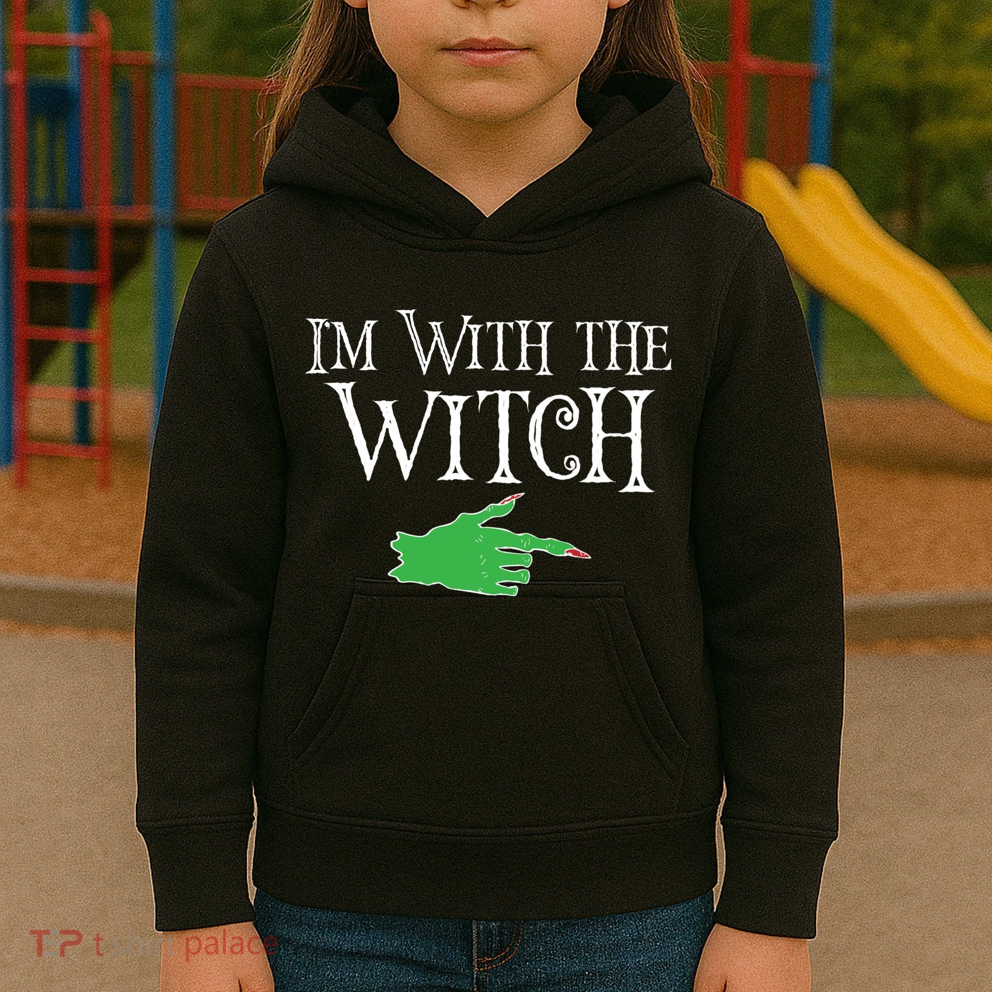 I Am With The Witch  Kids Hoodie