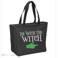 I Am With The Witch  Tote Bag thumb 2
