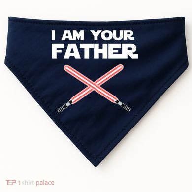 I Am Your Father Dad Lightsaber USA-Made Doggie Bandana