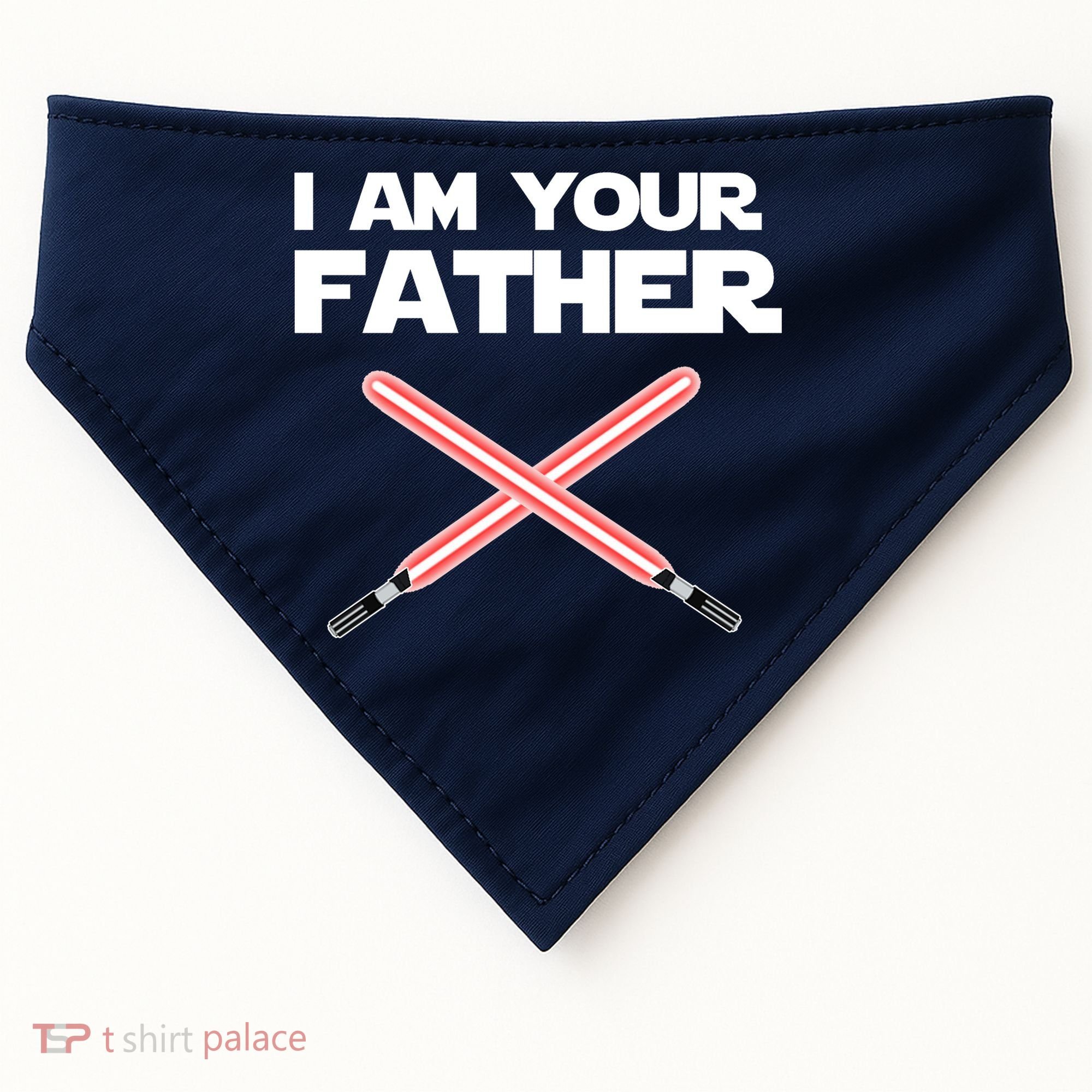 I Am Your Father Dad Lightsaber USA-Made Doggie Bandana