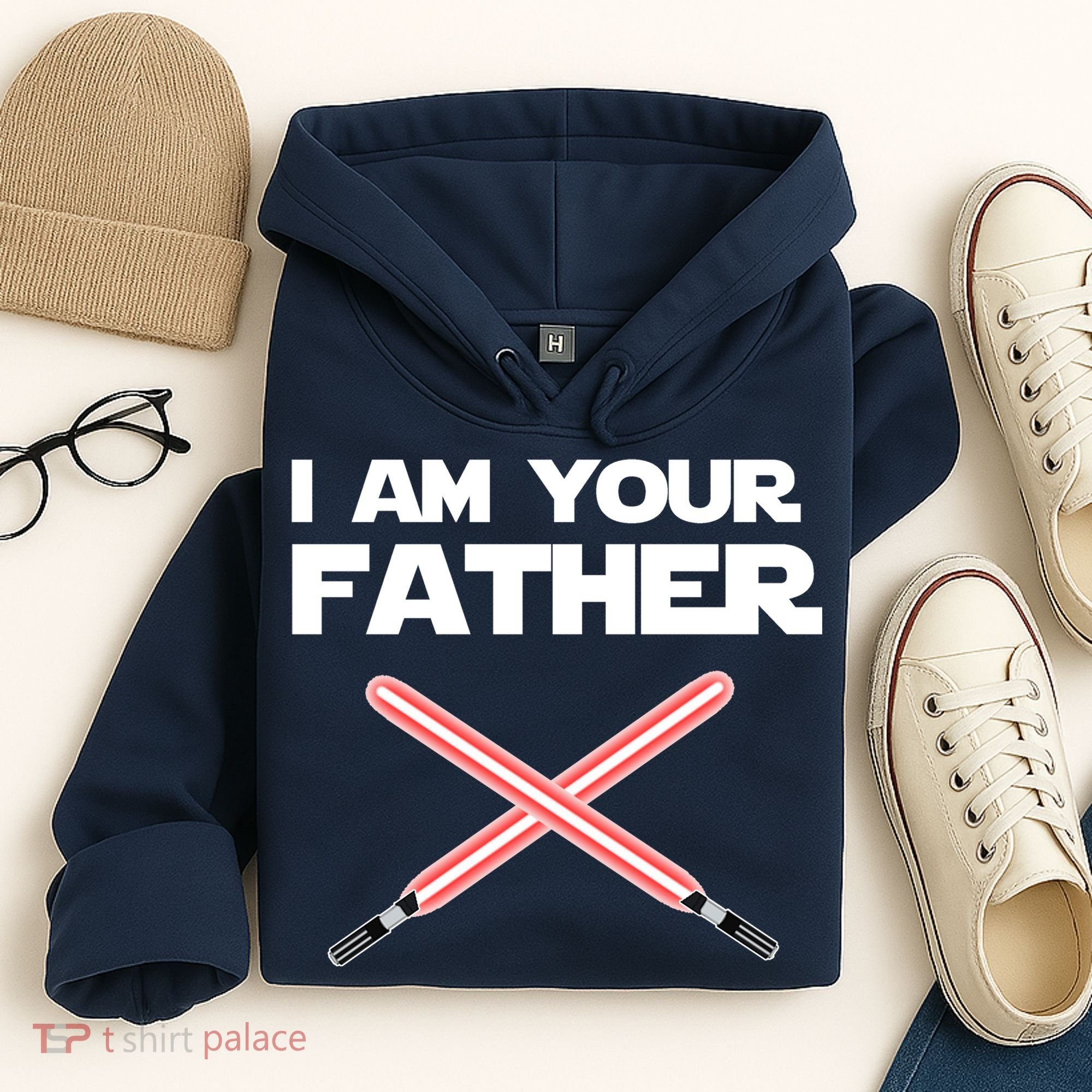 I Am Your Father Dad Lightsaber Hoodie