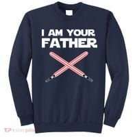 I Am Your Father Dad Lightsaber Sweatshirt thumb 0