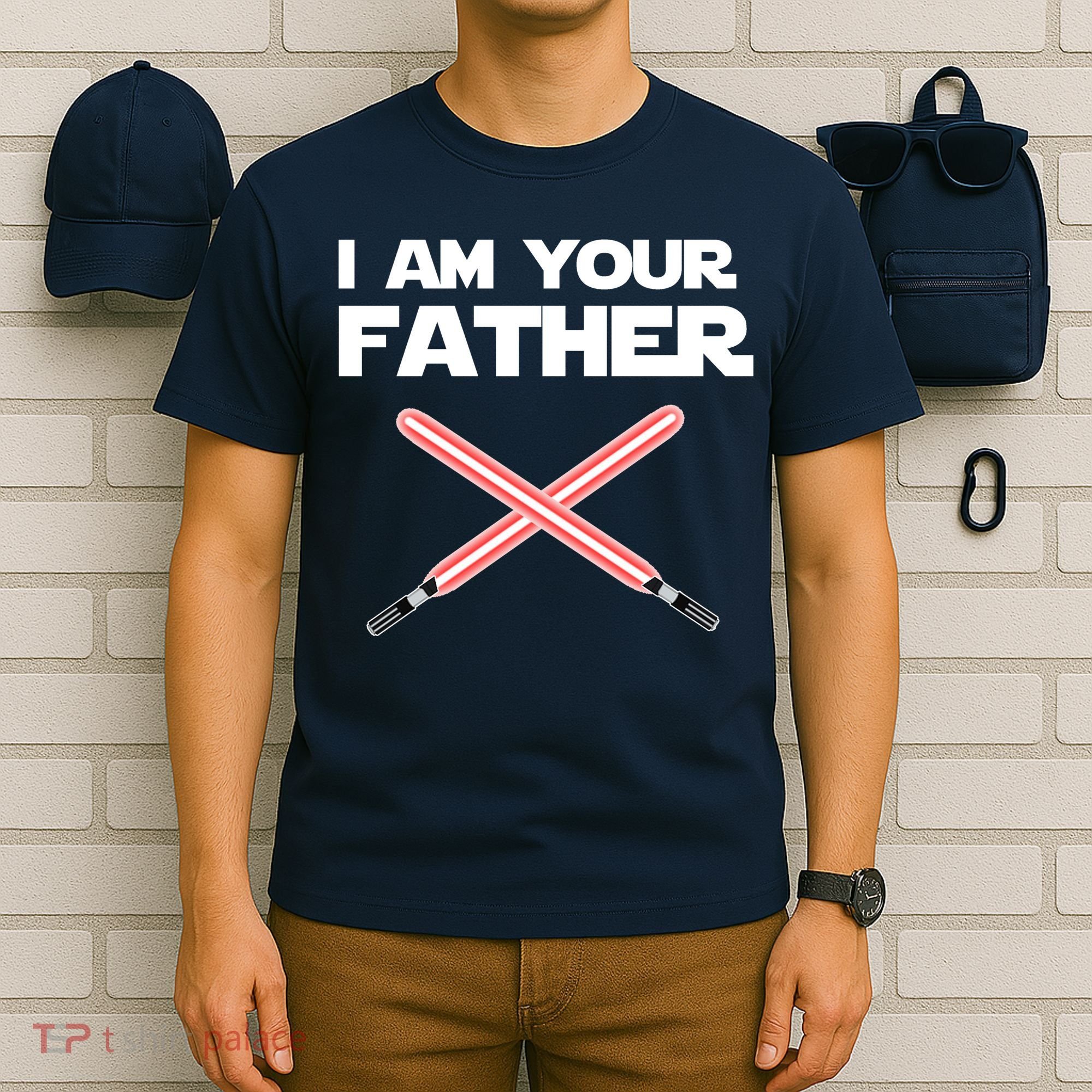 I Am Your Father Dad Lightsaber T-Shirt