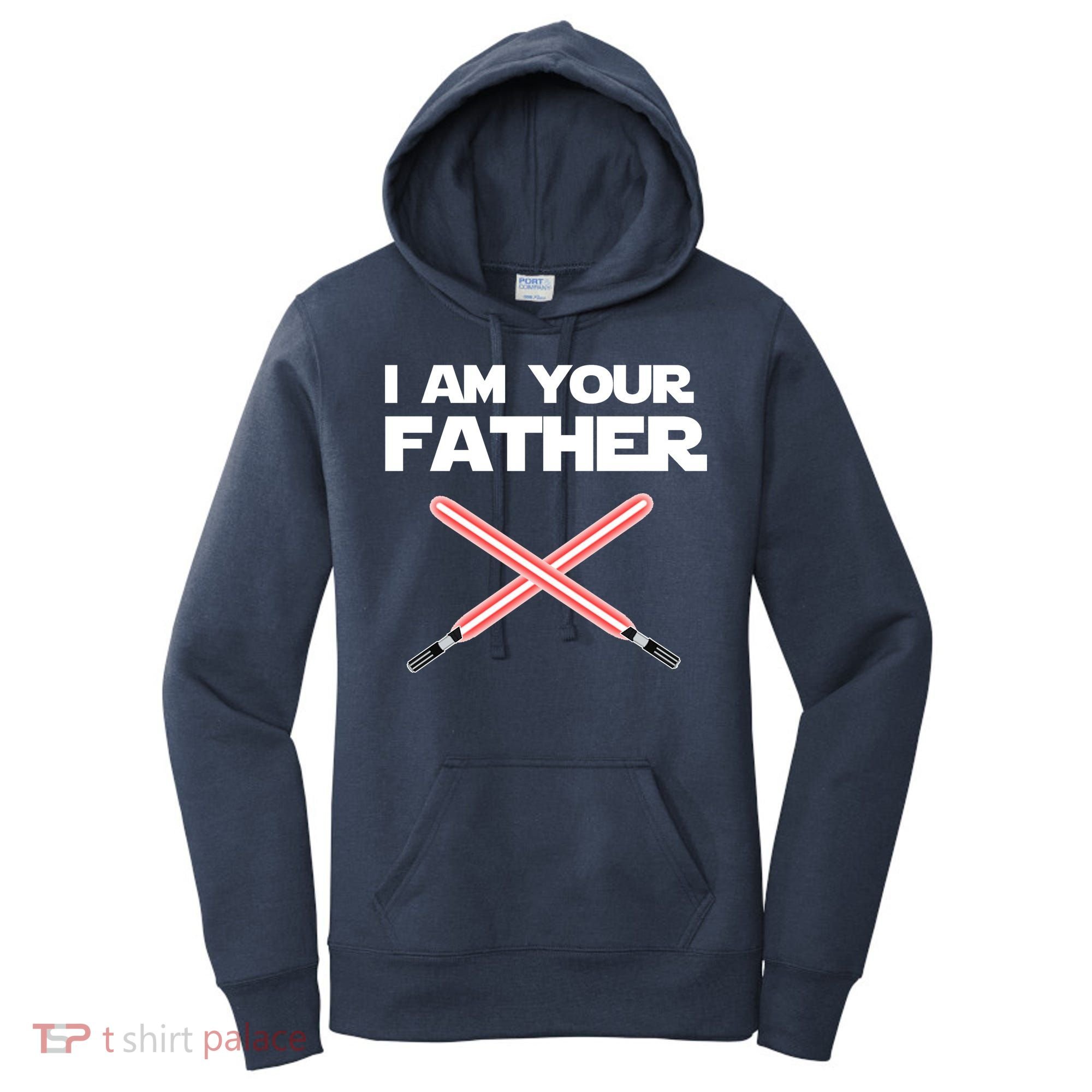 I Am Your Father Dad Lightsaber Women's Hoodie
